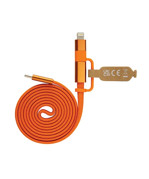 Kabel p302 (2) Кабел с магнитно прибиране и компактен дизайн за лесно съхранение