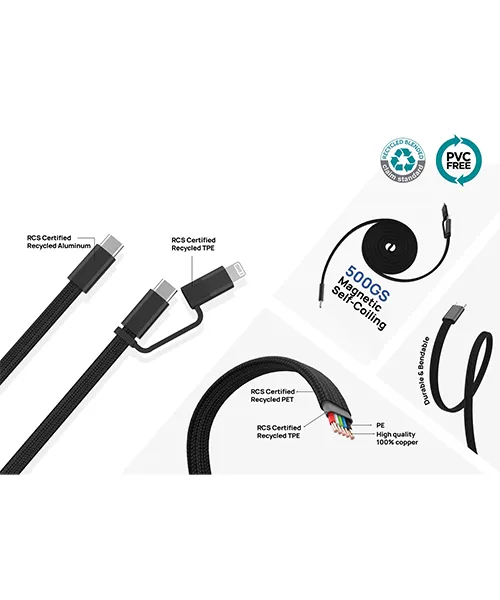 Kabel p302 (6) Детайл на вградените магнити, които придържат кабела навит