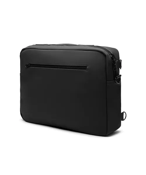 Раница Куфар Многофункционална раница VINGA с изчистен правоъгълен дизайн в черен цвят.